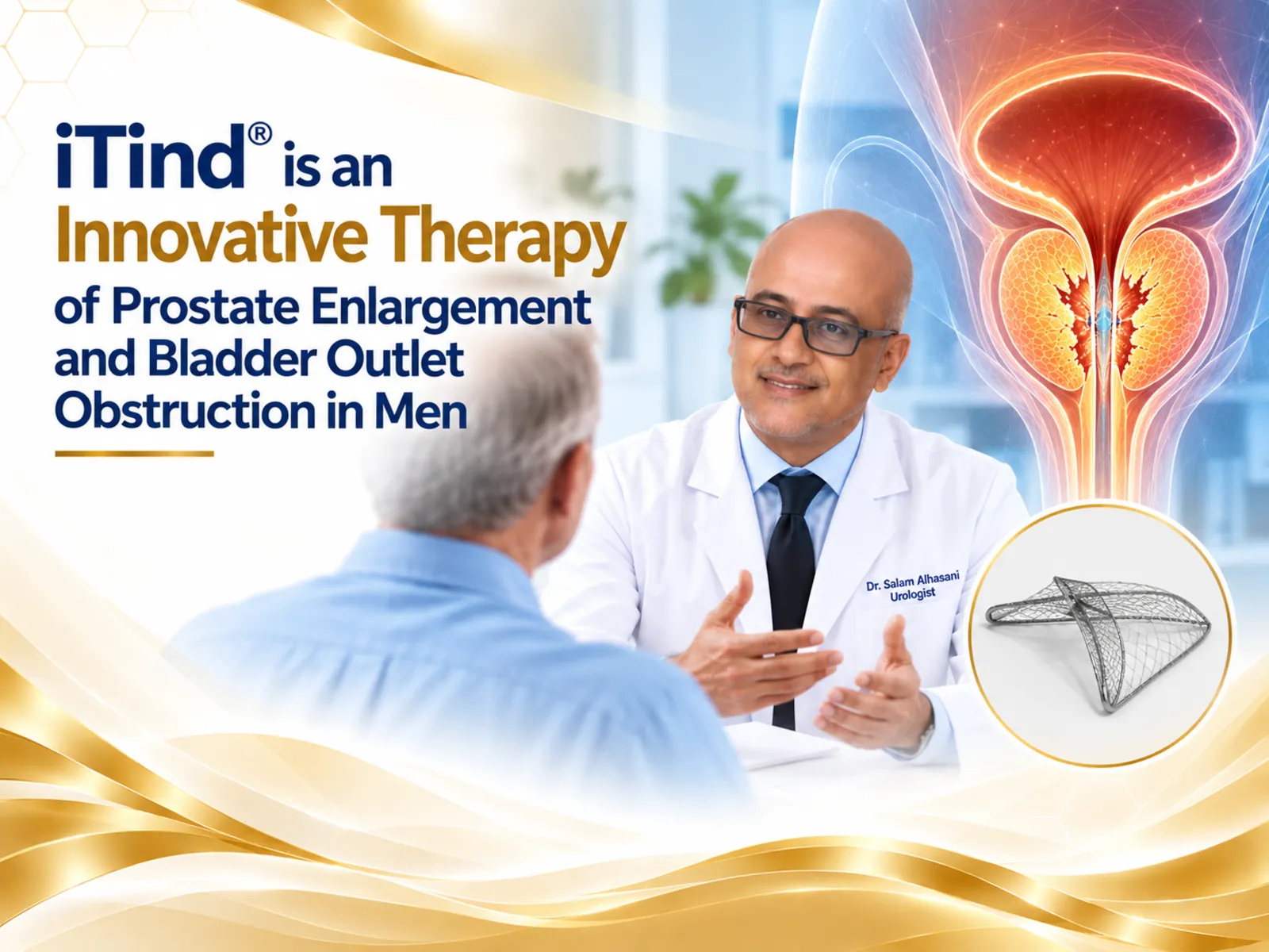 iTind is an Innovative Therapy of Prostate Enlargement and Bladder Outlet Obstruction in Men