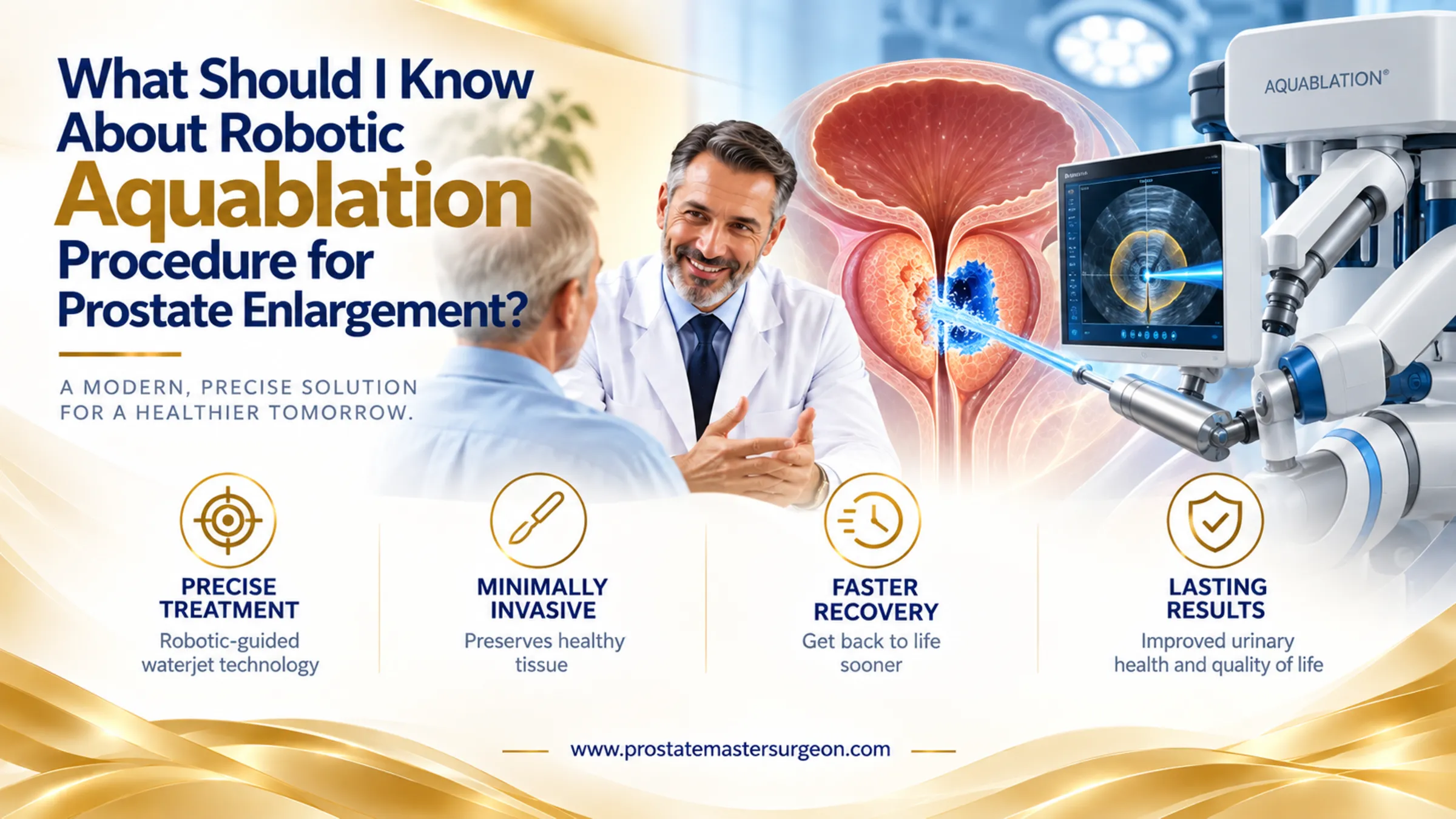 What Should I know about Robotic Aquablation Procedure for Prostate Enlargement?