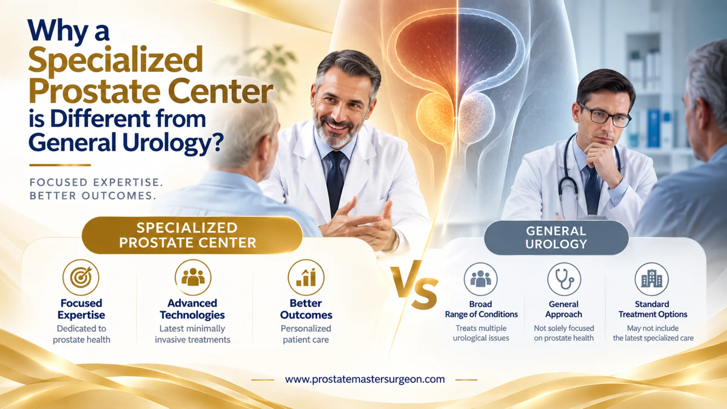 Why Specialized Prostate Center is different from General Urology?