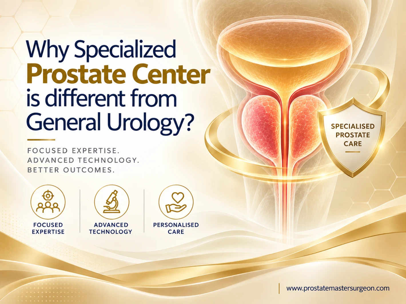 Why Specialized Prostate Center is different from General Urology?