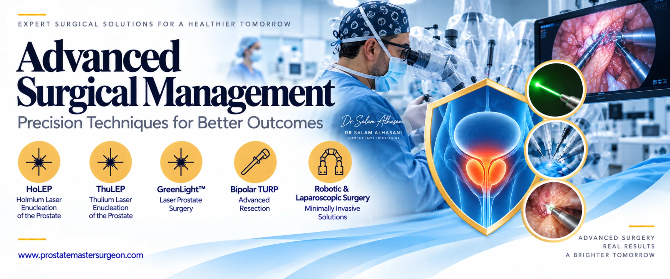 Advanced Surgical Management — Prostate Center of Excellence Dubai