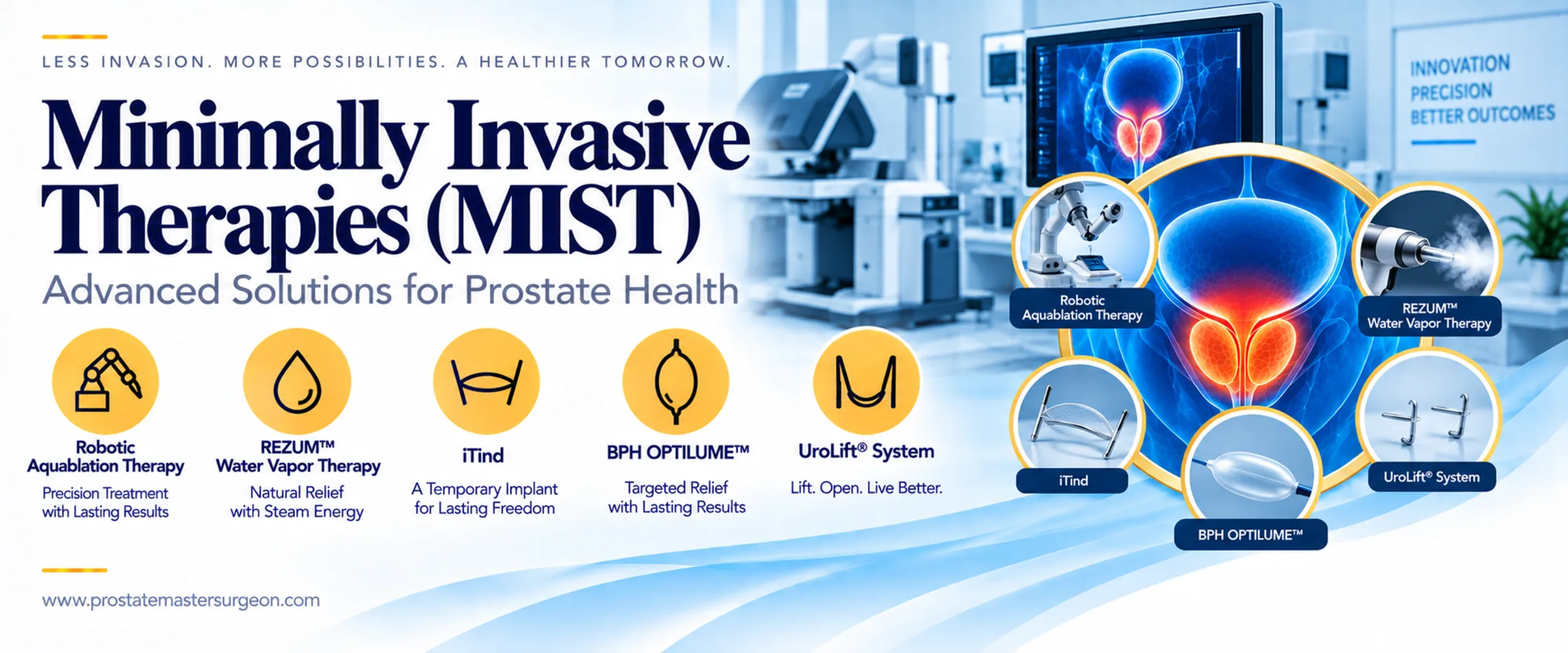 Minimally Invasive Therapies — Prostate Center of Excellence Dubai